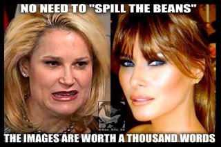 Illustration for article titled Drumpf Goes after Heidi Cruz over her looks